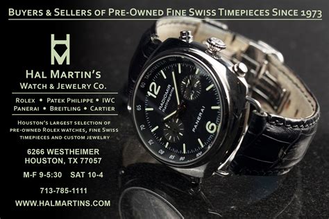 hal martin watches houston|pre owned rolex houston.